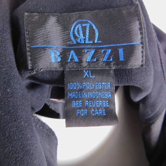 Bazzi Black Suede-Like Shirt XL - Mens Long Sleeve - Excellent - Picture 10 of 11